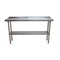 Bk Resources Work Table Stainless Steel With Undershelf, 1.5" Rear Riser 72"Wx18"D VTTR-1872 - alternate 4